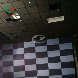 Self Adhesive Noise Cancelling Tiles , Polyester Fiber Sound Absorbing Wall