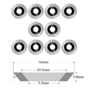 16mm Round Indexable Carbide Inserts Replacement with Screws