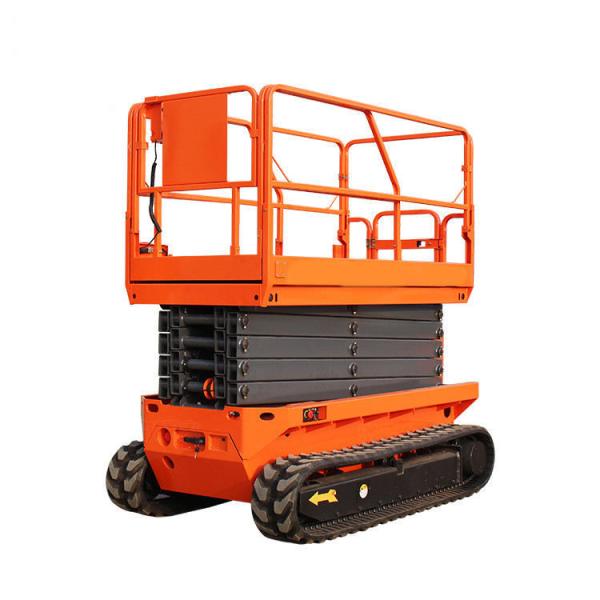 Quality Electric Scissor Lifting Platform Hydraulic 6 - 12m Crawler Lift wholesale