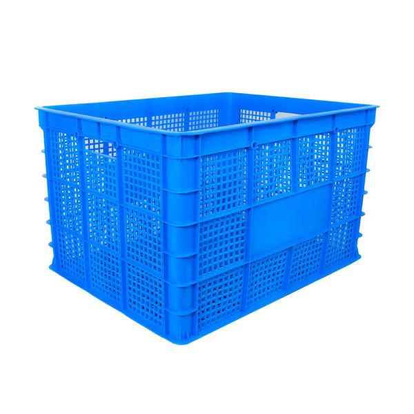 Quality Mesh Style Rectangular PP Crate for Customized Color Industrial Stackable Storage wholesale