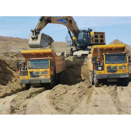 MANUAL TRANSMISSION TYPE WIDE BODY MINING DUMP TRUCK 6x4 2 PASSENGERS