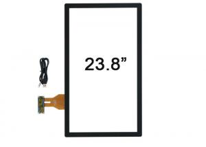 Cheap 23.8 Inch Projected Capacitive Touch Sensor With Strengthened Cover Glass Bonded On for sale