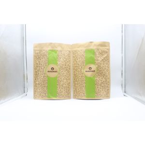 ziplockk Kraft Paper Stand Up Pouch Recyclable Biodegradable For Coffee Tea