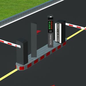 License Plate Recognition Camera Solution For Parking Lot Security Parking