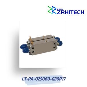 Cheap 2.5 To 6 GHz 17 dBm Power Amplifier with 20 dB Small Signal Gain for sale