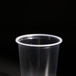 Cheap 17oz Volume U Shape Clear Disposable PET Cups With Dome And Flat Lids For Iced Juice for sale