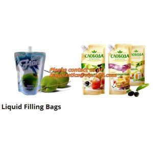 Spouted flexible foldable water bag with carabiner for running, flexible