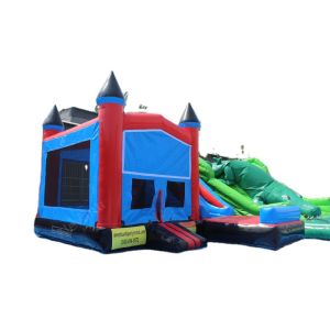 8 to 13 Years Age Range Commercial Grade PVC Bounce House With Slide For Party