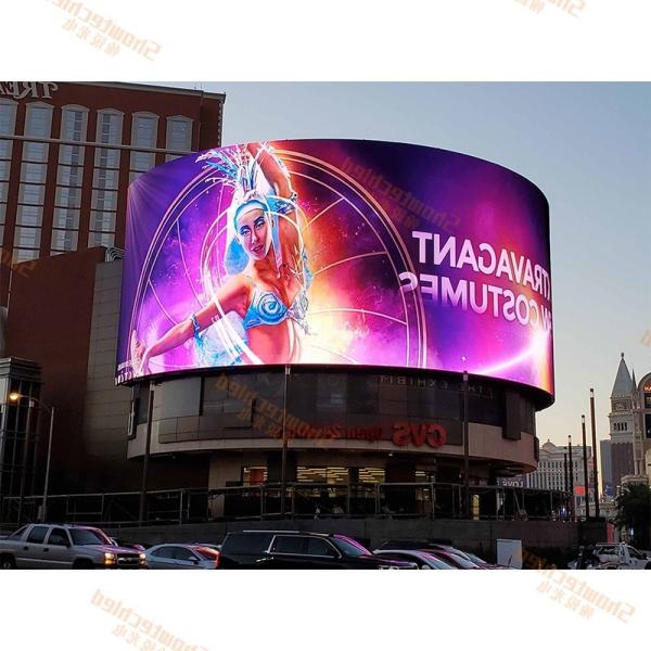 Outdoor Fixed LED Transparent Mesh Screen High Refresh /Brightness / Transparenc