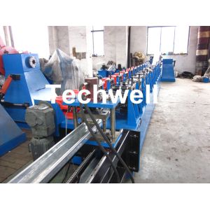 High Productivity C Purlin Roll Forming Machine With Manual Or Hydraulic