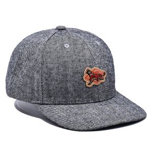 Adjustable Closure Six-Panel Snapback Cap - Match The Fabric Stitching