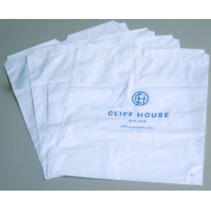 Biodegradable Drawstring Laundry Bag With Printing,Logo Printed Poly Drawstring