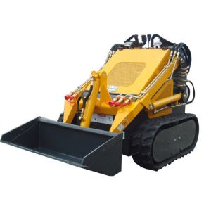 Mini rubber tracked skid steer loader