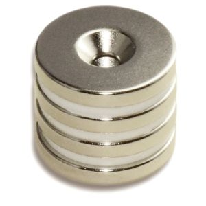 D20x5mm NdFeB Neodymium Magnet With 5mm Countersink Hole