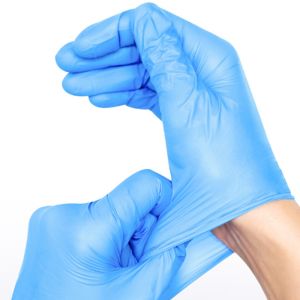 Cheap Class I GB4806 Industrial Disposable Powder Free Nitrile Gloves Medium for sale