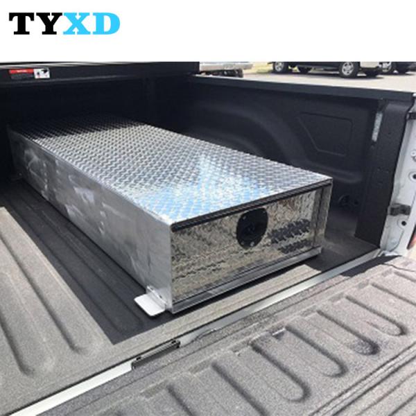 Quality Aluminum Diamond Plate Material Under Bed Truck Tool Box With Weather Tight Design wholesale