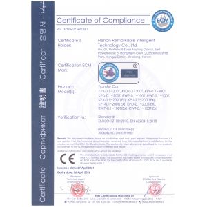Henan Remarkable Intelligent Technology Co., Ltd Certifications