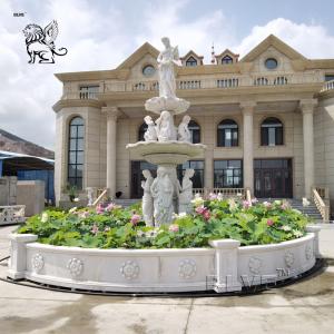 China Giant Marble Women Water Fountains Greek Garden Three Tier Fountain Decoration Outdoor Large Spot Goods on sale