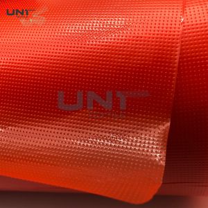 Red Color Embroidery Backing Fabric 100% LDPE Glue Hot Melt Fusible Film For
