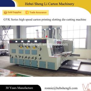 380V Flexo Printing And Die Cutting Machine 7500*4500*2600mm Dimension