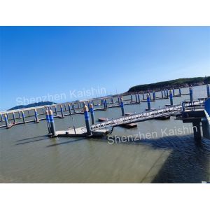 Aluminum Alloy Floating Docks Marine WPC Decking Floating Pontoon