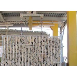 Welded Mesh Gabion Baskets 75x75mm Galvanized for Flood Control