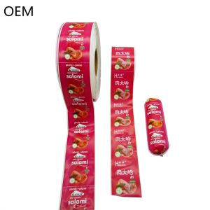 Synthetic Multilayer Heat Shrinking Flexography Printed Sausage Casing