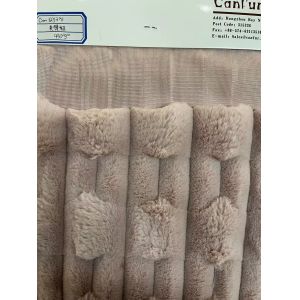 Soft and Durable Short Pile Faux Fur Fabric for Home Textile Knitted Backing