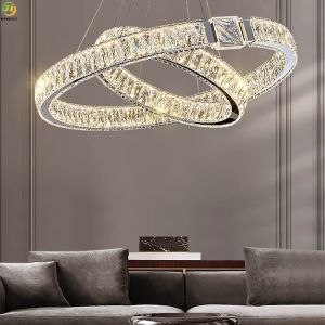 China Iron Electroplating Crystal Home Art Baking Paint Gold E14 Nordic Pendant Light on sale