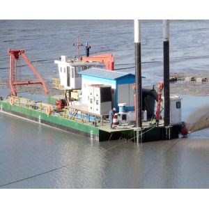 Cheap Customized suction dredger 8 Inch To 26 Inch Non Self Propelled Diesel Power With Spud Carriage for sale