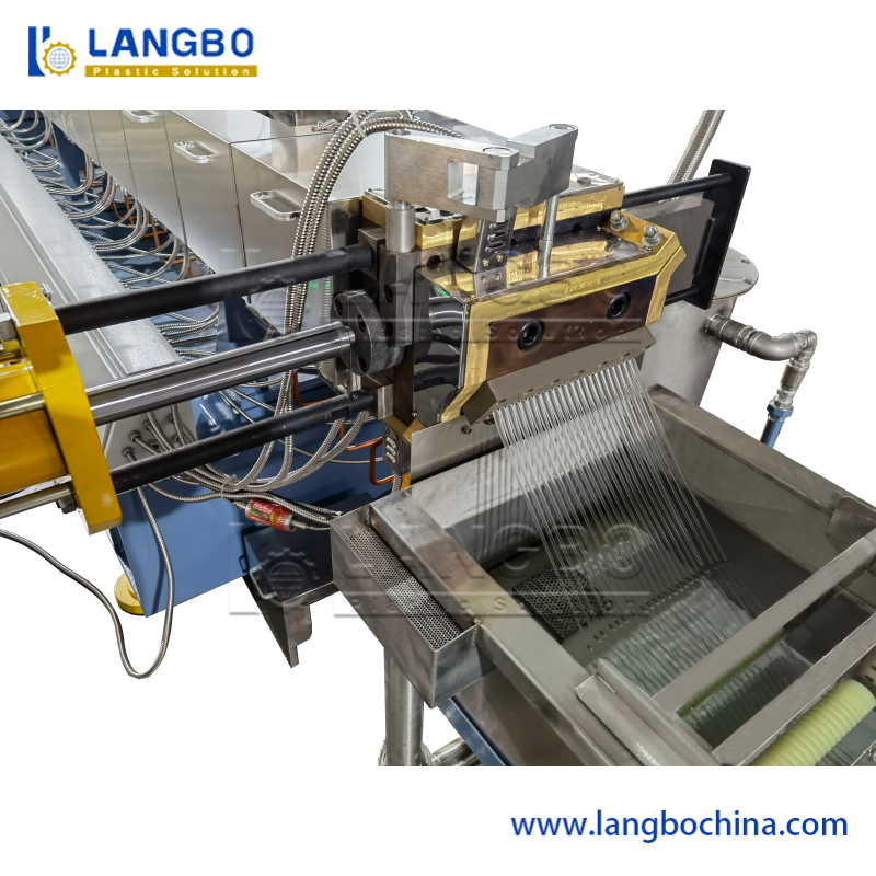 Double Stage PP PE HDPE LDPE Plastic Flakes Pelletizing Line/Granulating Machine