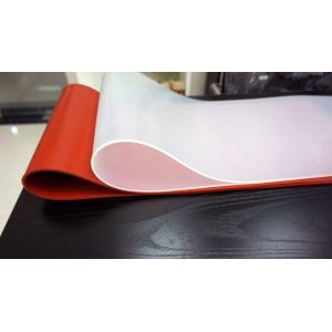 High Elasticity Silicone Rubber Sheet , Anti Vibration Silicone Sheet Roll