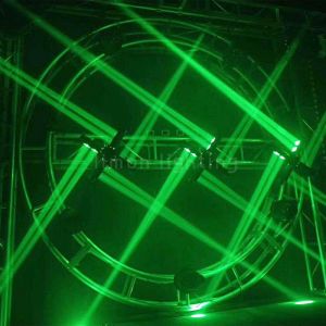 8 Eyes 10W RGBW Unlimited Rotating LED Spider Beam Moving Head Light