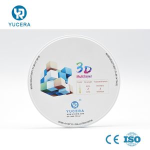 49% Translucent 900MPA 3D Multilayer Zirconium Blocks