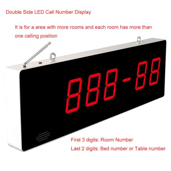 Quality new product double-side screen big size display monitor wireless call system receiver wholesale