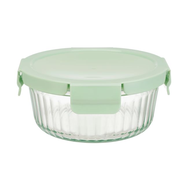 4 Lock Glass Food Container -40°C to 560°C Heat Resistant