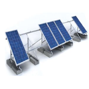 1.4KN/M2 Solar Panel Roof Mounting Systems Customized Color Aluminum Stainless