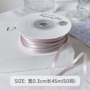 3mm Polyester Satin Ribbon Double Face High Density Satin Finish Poly Ribbon