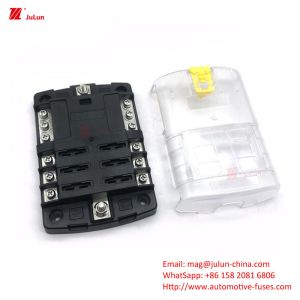 ANS Auto Parts Electronic Circuit Current 30-50A Small Bolt Fuse Holder For