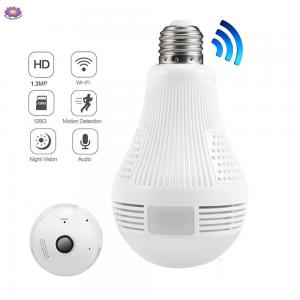 Cheap 2019 Wholesale The New Best Quality Cheap WiFi P2P VR Camera LED Light Bulb 360 Panoramic CCTV Camera for Home Made In for sale