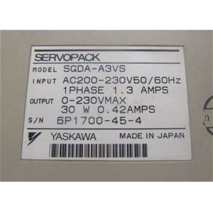 Yaskawa SGDA-A3VS Servo Drives Sigma Series Brand New Original