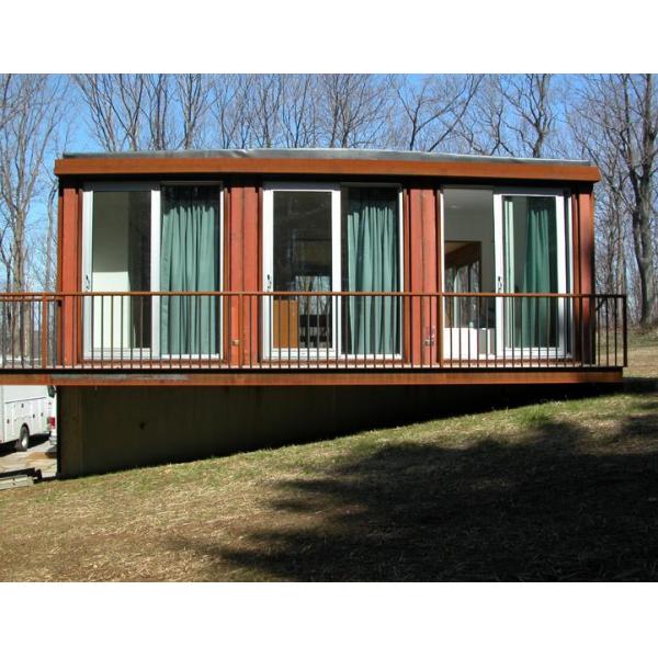 Reusable Flat Pack Premade Container Homes Welded Grade 9 Earthquake Resistance