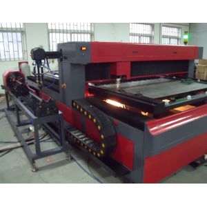Cheap Metal Pipe and Round Tube 650 Watt YAG Laser Cutting Machine for Metal Structure for sale