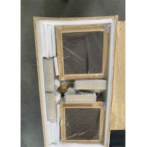 25mm 5.2mm Brass Ventilation Plate Honeycomb Ventilation Panels With Frame