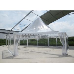 Pagoda / gazeboTent With Transparent white skin, Party Canopy Tent For Wedding