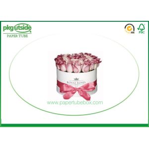 Luxury Bouquet Flower Boxes Embossing Surface Finish Environmentally Friendly