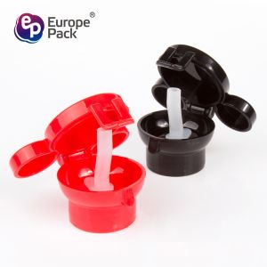 Wholesale mickey shape child resistance cap plastic water bottle caps with straw