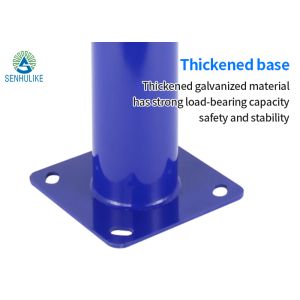 Outdoor Straight Solar Street Lamp Pole Monitoring Bracket Vertical Pole Split