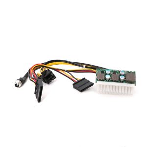 IOASPOW DC input 19V 24V 120W 24pin DC ATX power Pico psu for Computer Mainboard