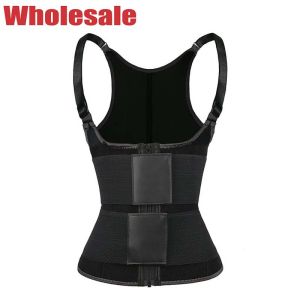 9 Steel Elastic Waist Trimmer Neoprene Workout Waist Trainer Vest